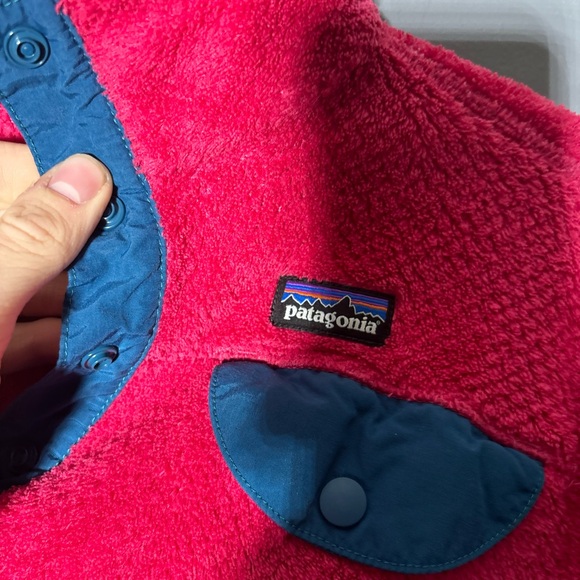 Patagonia Re Tool Snap-T Fleece Girls Size XL/14 - Picture 4 of 6